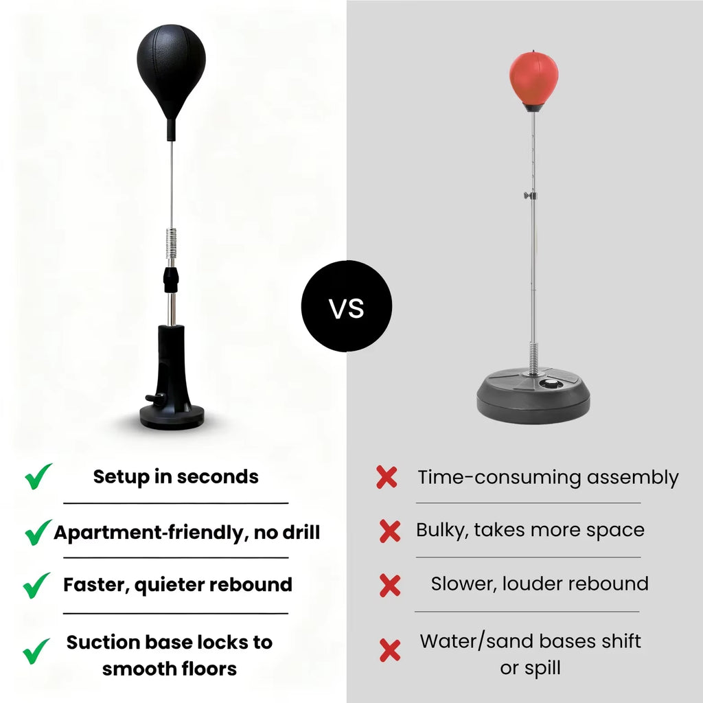 New Premium Punching Bag, Cobra Bag for Boxing Agility Training Home Fitness Equipment Thickened Rod Reflex Bag Family Best Gift