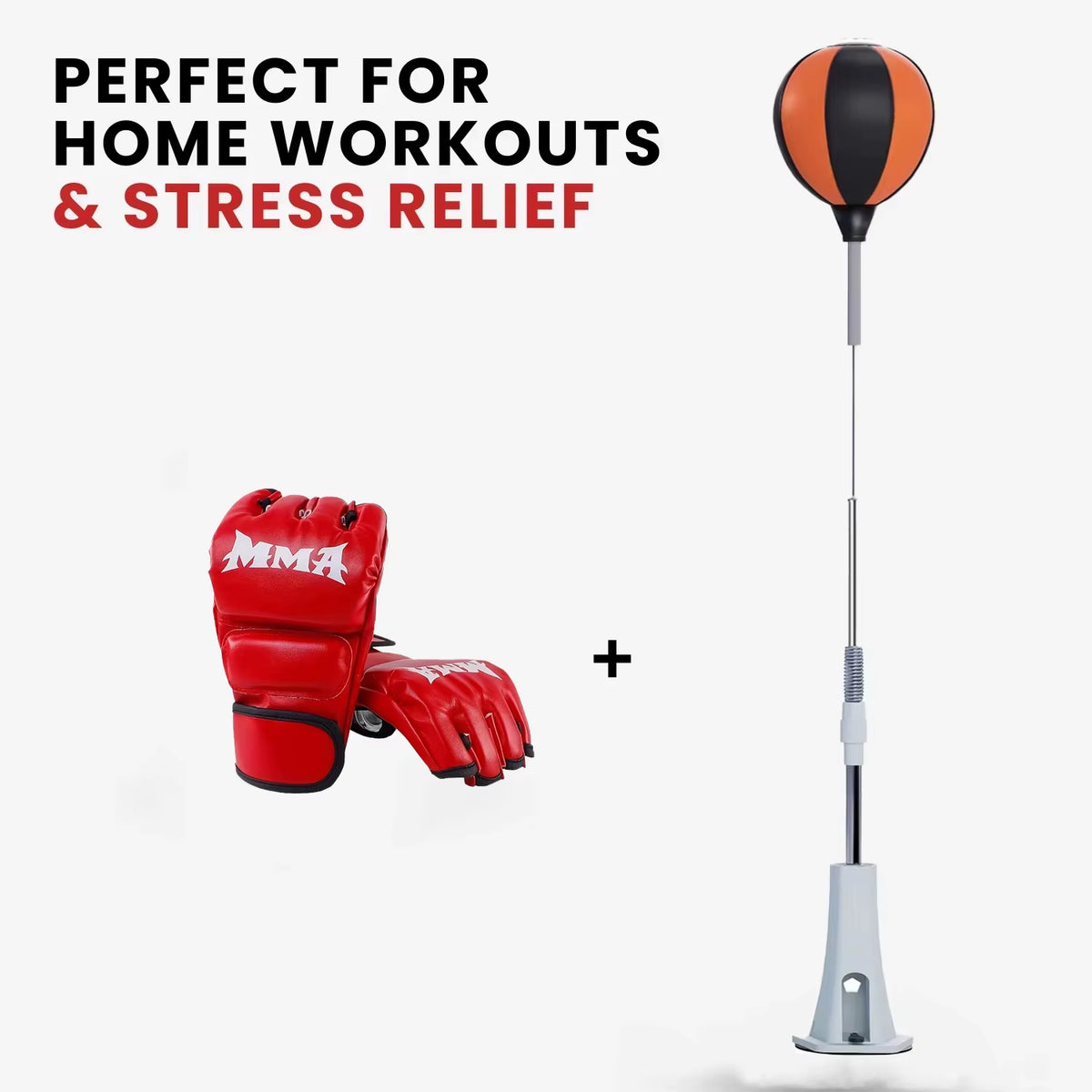 New Premium Punching Bag, Cobra Bag for Boxing Agility Training Home Fitness Equipment Thickened Rod Reflex Bag Family Best Gift