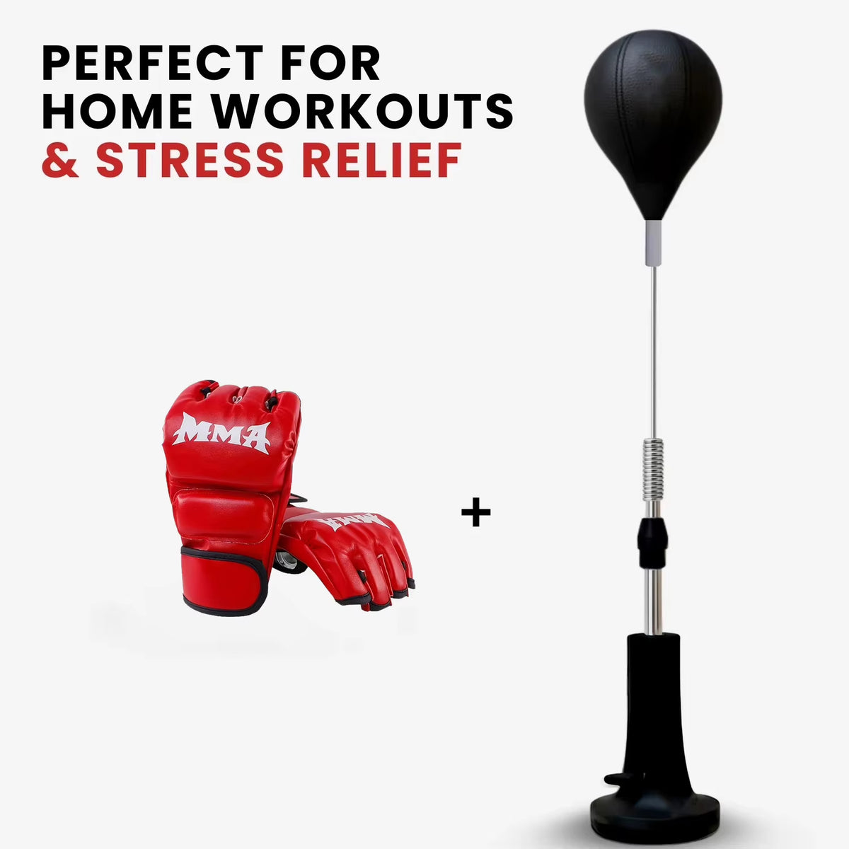 New Premium Punching Bag, Cobra Bag for Boxing Agility Training Home Fitness Equipment Thickened Rod Reflex Bag Family Best Gift