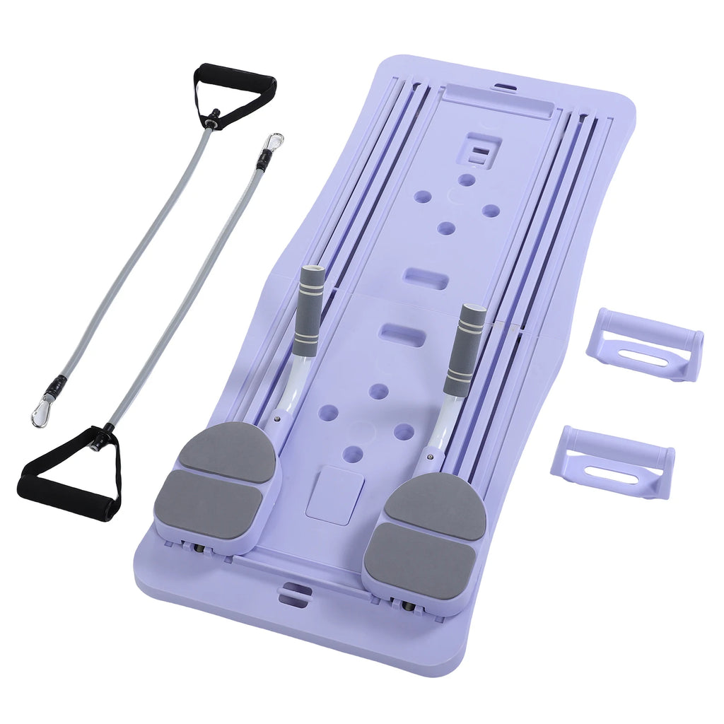 At Home Pilates Board Foldable 4-In-1 Exercise Wheel Roller Exercise Equipment for Home Gym Workout Trainer Pilate Board