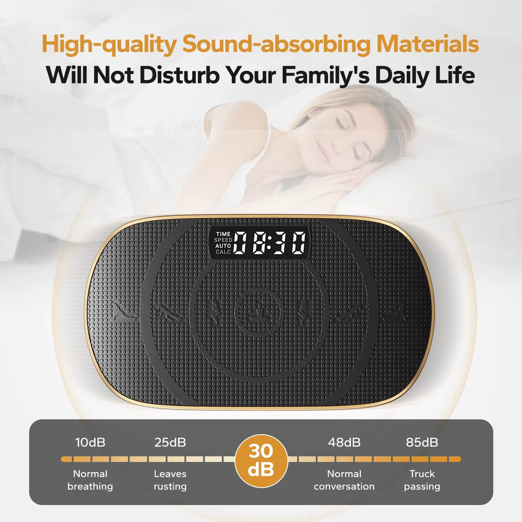 Vibration Plate Exercise Machine Whole Body Workout Power Vibrate Fitness Platform Vibration Weight Loss&Shaping